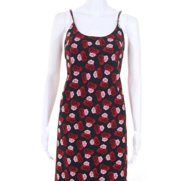 Karl Lagerfeld Rose Pattern Slip Dress - Picture 6 of 8